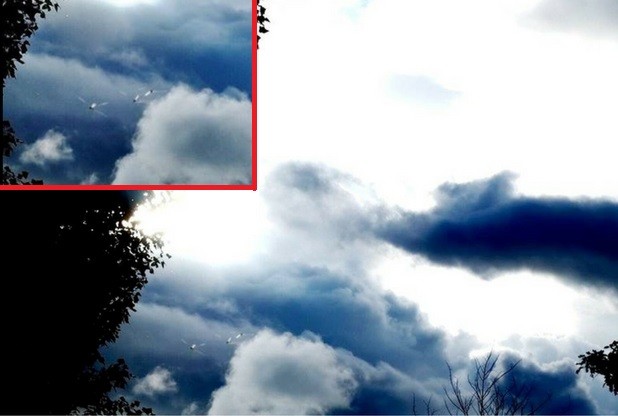 161016 3 UFOs Captured Over Cheltenham, Gloucestershire, UK