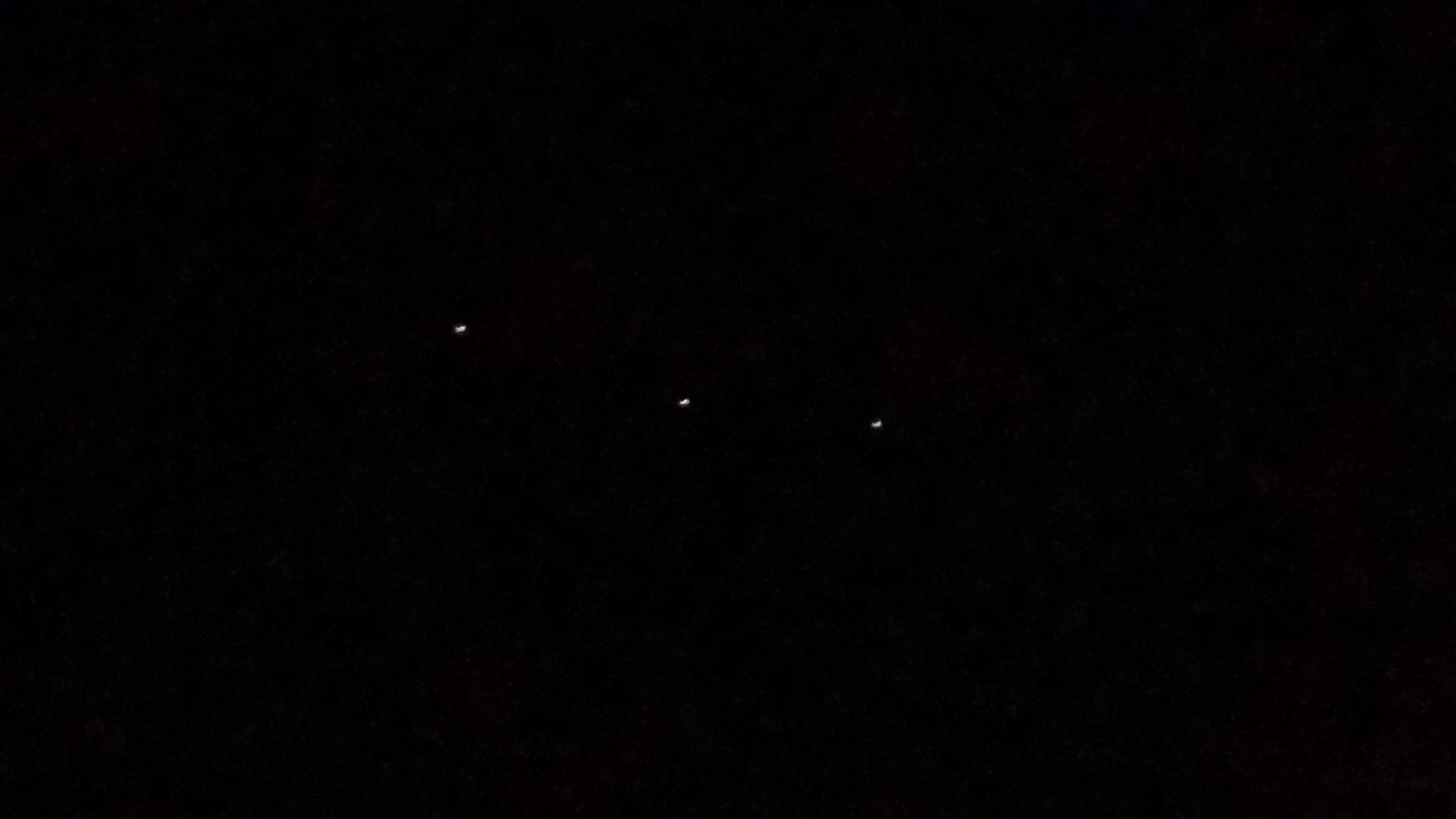 Classic line of 3 aerial unknowns