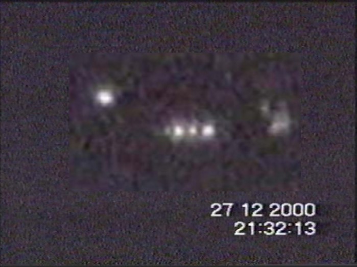 Enlarged still taken from video footage