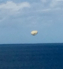 05 06 2015 - UFO Captured Looking Out to Sea From Dunluce Castle, Giants Causeway, Antrim, Northern Ireland, UK