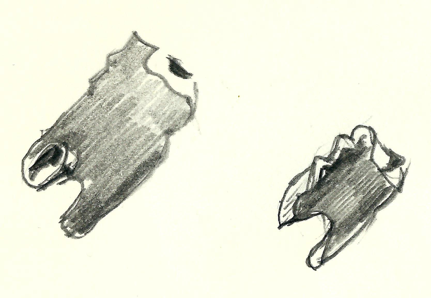 Artist impression of object from still 1 and 2 of video