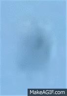 GIF animation of object in flight