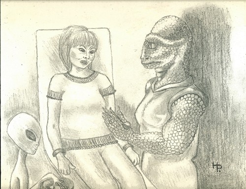 Reptilian and Helper by Hilary Porter 