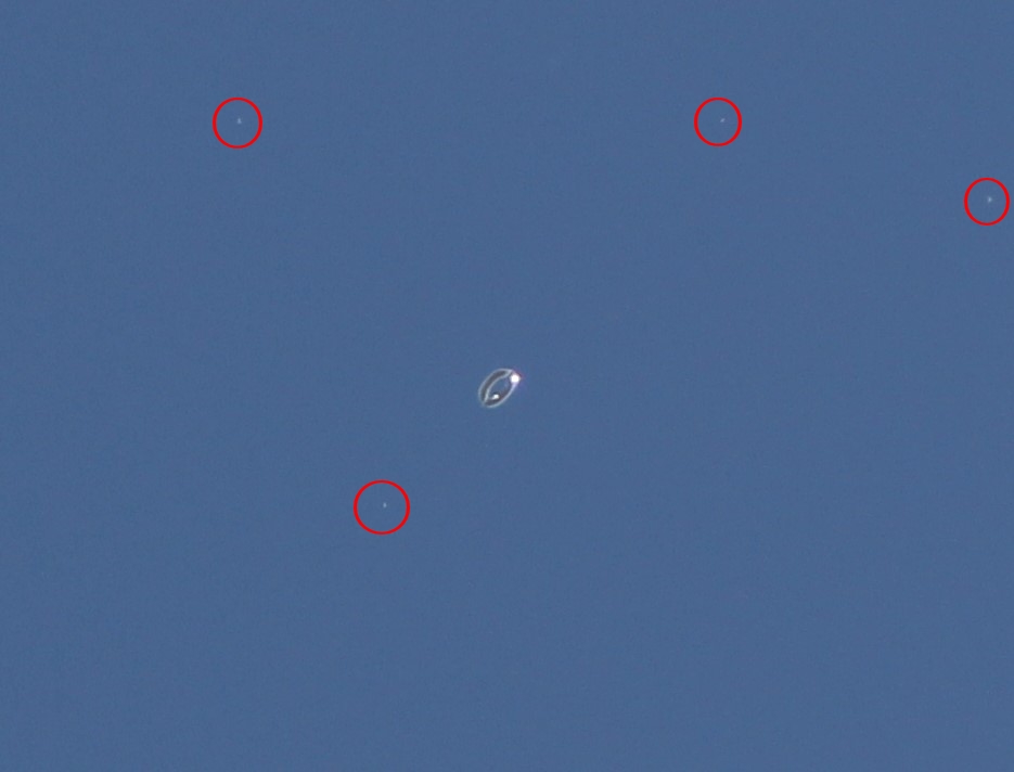 Spheres marked
